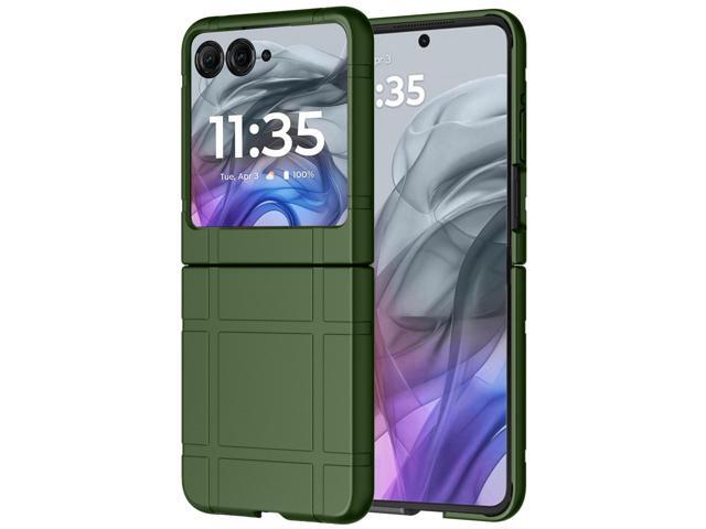 Textured Hard Case Slim Cover for Motorola RAZR 2024/2025 - Forest Green
