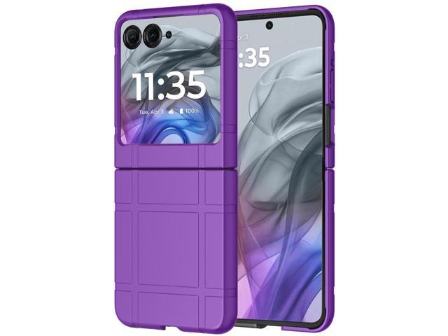 Textured Hard Case Slim Cover for Motorola RAZR 2024/2025 - Purple