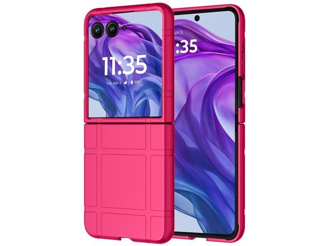 Hard Case Slim Cover for Motorola RAZR+ 2024/2025 (RAZR PLUS) - Bright Hot Pink