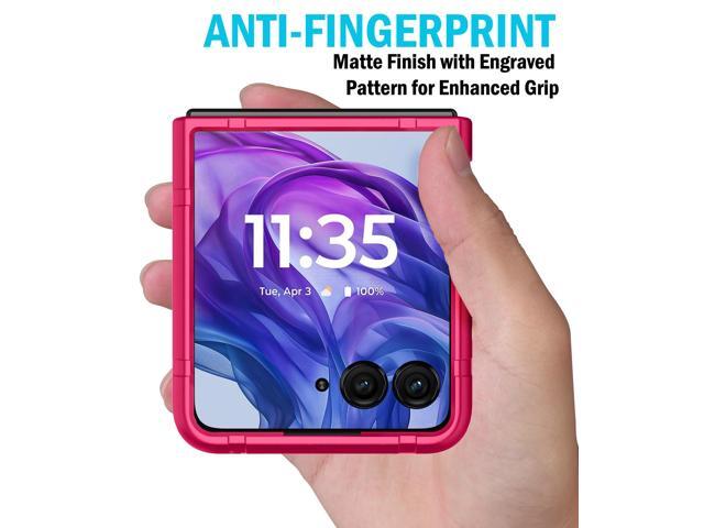 Hard Case Slim Cover for Motorola RAZR+ 2024/2025 (RAZR PLUS) - Bright Hot Pink