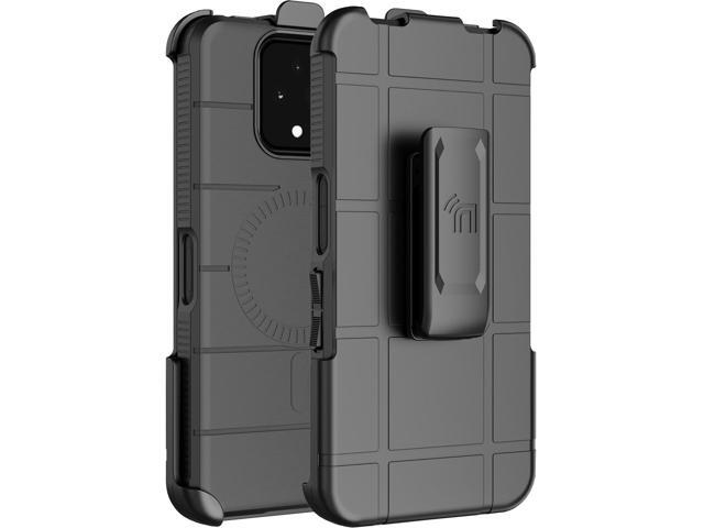 Case and Belt Clip Holster for Sonim XP Pro 5G - Black (Compatible with Magsafe)