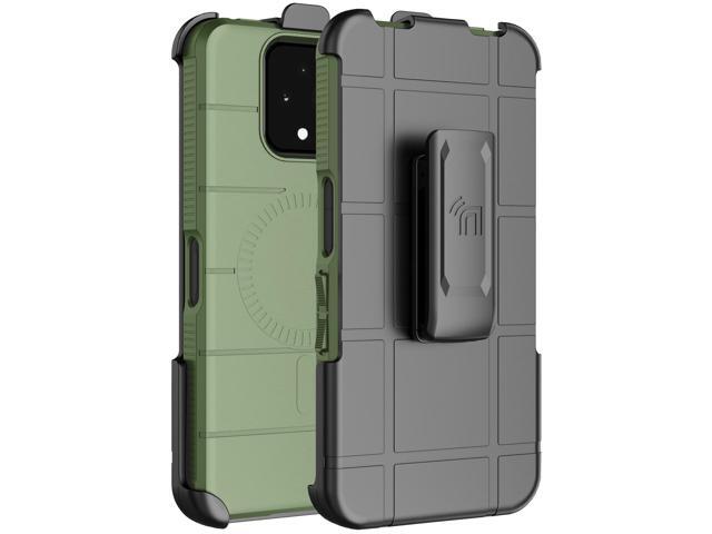 Case and Belt Clip for Sonim XP Pro 5G - Olive Green (Compatible with Magsafe)