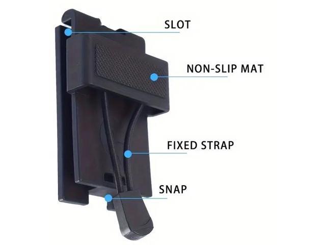Adapter for Molle Vest or 2.25' Belt for Radio Clip, Walkie Talkie, Body Cam etc