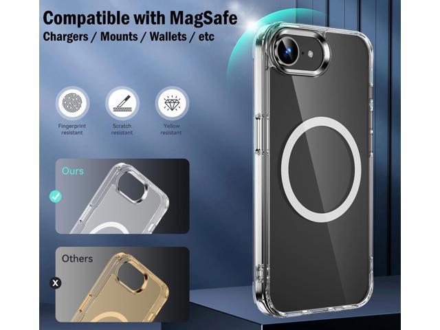 Clear Acrylic TPU Case for iPhone 16e Phone (2025) - Compatible with MagSafe