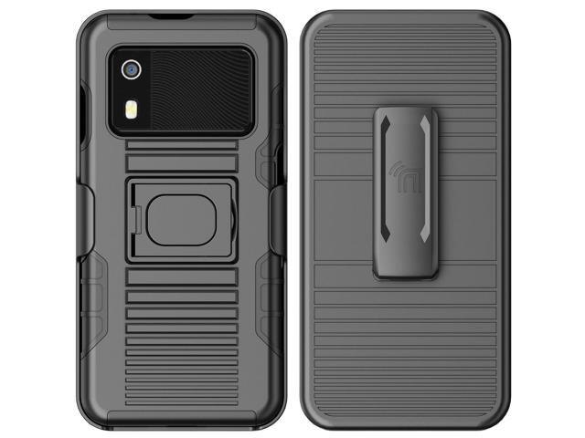 Rugged Case and Belt Clip Holster for Zebra EM45 RFID Mobile - Black