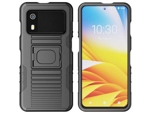 Rugged Hybrid Case with Ring Grip Stand for Zebra EM45 RFID Mobile - Black