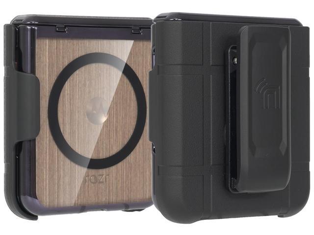 Case and Belt Clip for Motorola RAZR ULTRA 2025, Compatible with MagSafe - Black