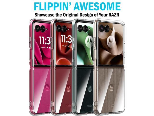Clear Case for Motorola RAZR ULTRA 2025 Flip Phone - Slim, Transparent
