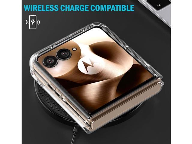 Clear Case for Motorola RAZR ULTRA 2025 Flip Phone - Slim, Transparent
