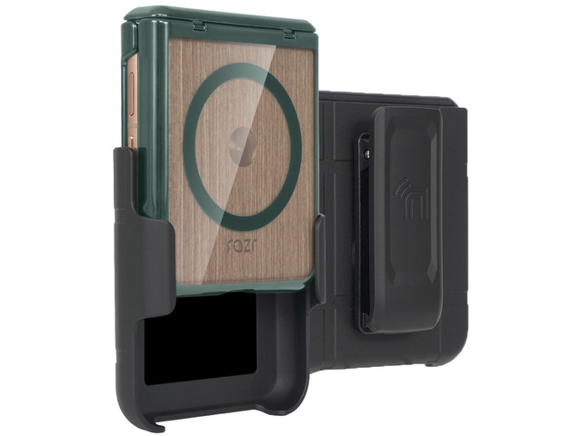 Case and Clip for Motorola RAZR ULTRA 2025/2026, Compatible with MagSafe - Green