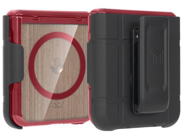 Case and Belt Clip for Motorola RAZR ULTRA 2025, Compatible with MagSafe - Red