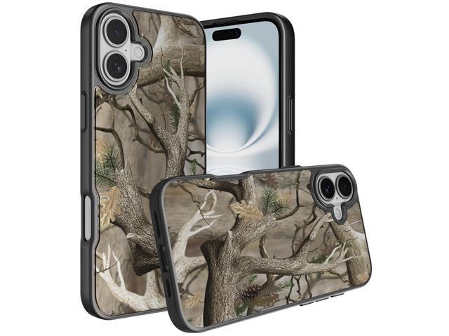 Case for iPhone 16 - Compatible with MagSafe - Bush Camo
