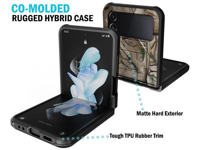Case for Samsung Galaxy Z Flip 4, Special Ops Tactical Cover - Outdoor Camo Tree