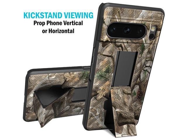 Slim Case and Belt Clip Holster Combo for Google Pixel 8 Pro (2023) - Bush Camo
