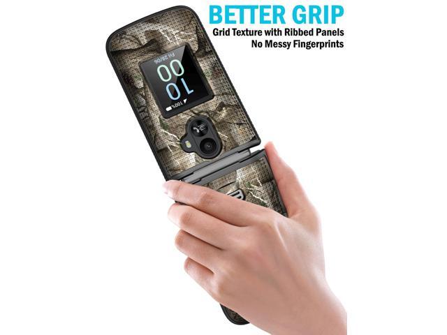 Hard Case Camo Cover for TCL Flip 3 Phone - Bush Camouflage