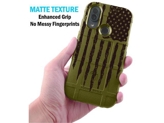 USA Army Flag Special Ops Tactical Rugged Shield Case for CAT S62 PRO Phone