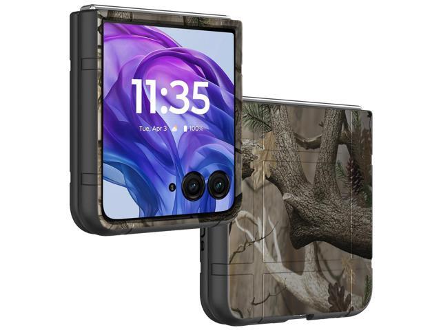 Camouflage Hard Case Slim Cover for Motorola RAZR 2024/2025 - Bush Camo