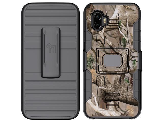 Camo Tree Woods Case Stand and Belt Clip for Samsung Galaxy XCover 6 Pro (2022)