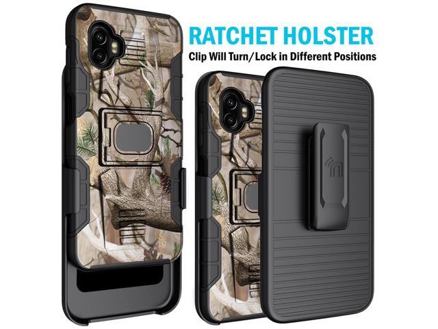 Camo Tree Woods Case Stand and Belt Clip for Samsung Galaxy XCover 6 Pro (2022)