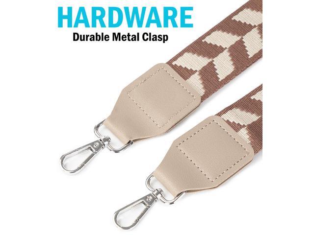 Universal Crossbody Phone Strap for Case with Zipper Pouch - Khaki Chevron