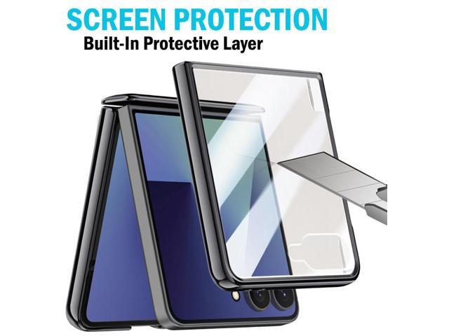 Screen Protect Case for Samsung Galaxy Z Flip 7 - Compatible with MagSafe, Black