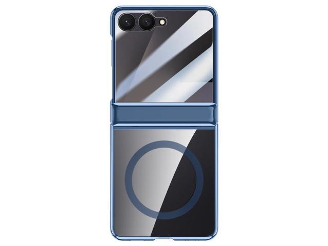 Screen Protect Case for Samsung Galaxy Z Flip 7 - Compatible with MagSafe - Blue