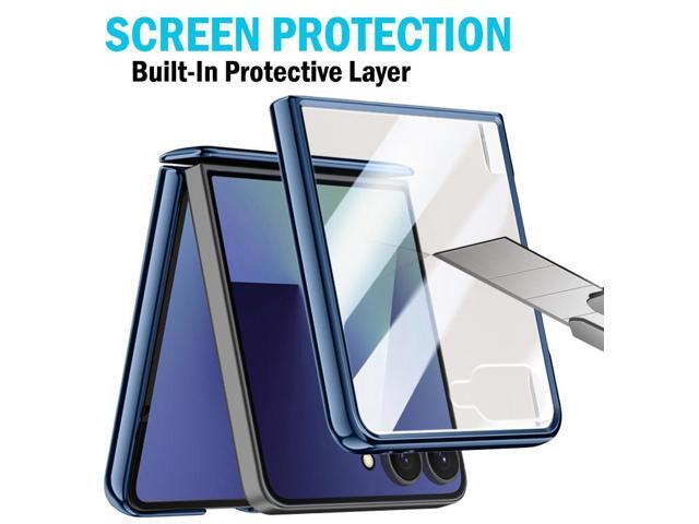 Screen Protect Case for Samsung Galaxy Z Flip 7 - Compatible with MagSafe - Blue
