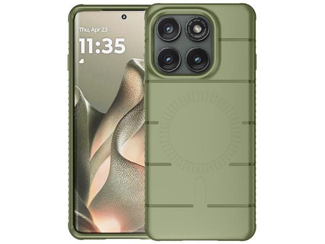Case for Motorola Edge 2025 Phone - Army Olive Green (Compatible with MagSafe)