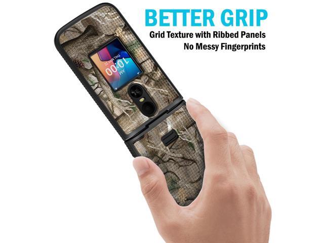 Hard Case Camo Cover for TCL Flip 4 Phone - Bush Camouflage