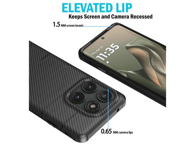 Case for Motorola Edge 5G 2025 Phone - Carbon Fiber (Compatible with Magsafe)