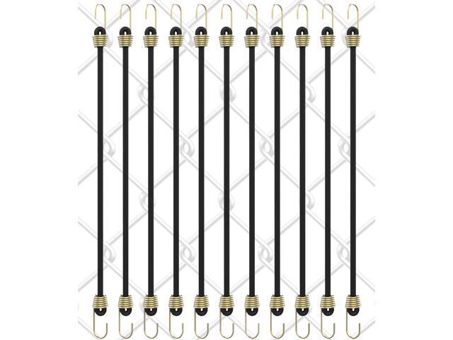 10x Bungee Cord Strap with Fence Hooks for Gamechanger Phone Mount Stability