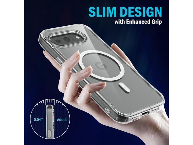 Clear Case for Google Pixel 10A Phone - Compatible with MagSafe Mounts