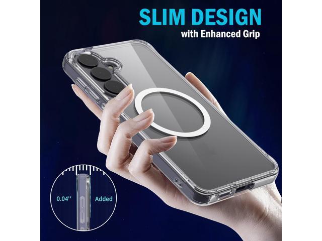 Clear Case for Samsung Galaxy S26 Plus 5G Phone - Compatible with MagSafe Mounts