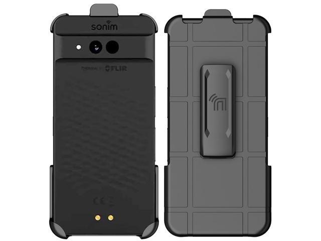 Black Rotating Belt Clip Holster Holder Case for Sonim XP Pro Thermal X802 Phone