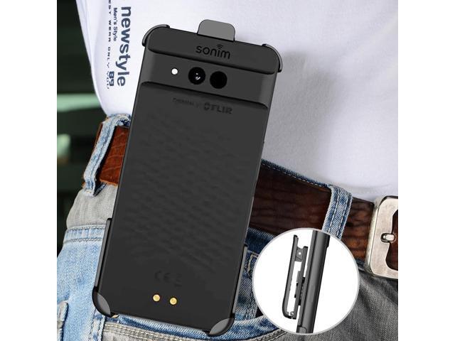 Black Rotating Belt Clip Holster Holder Case for Sonim XP Pro Thermal X802 Phone