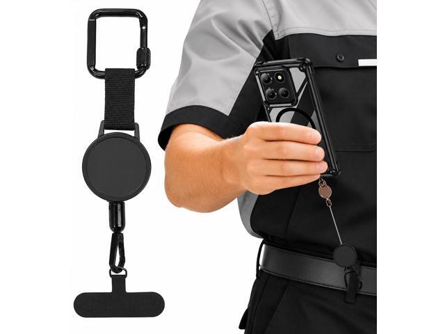 Anti-Theft Phone Reel - Clip with Retractable Cable - Universal Holder for Phone