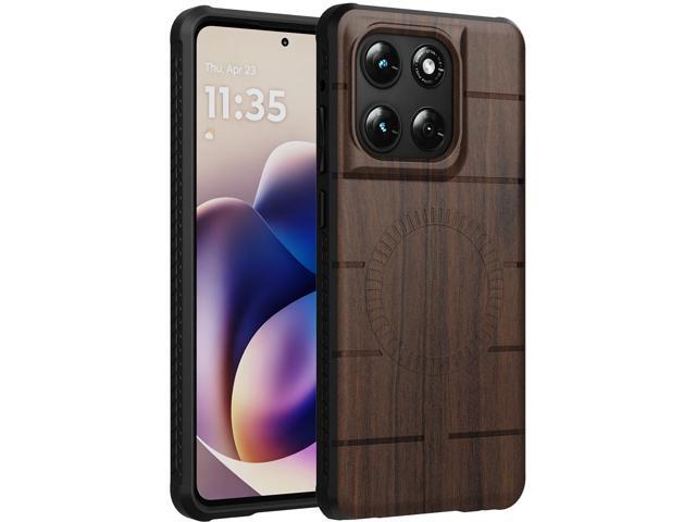 Case for Moto G Stylus 2026/2025 - Woodgrain Design (Compatible with MagSafe)