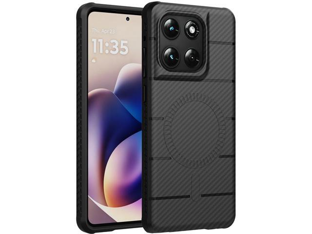 Case for Moto G Stylus 2026/2025 Phone - Carbon Fiber (Compatible with MagSafe)