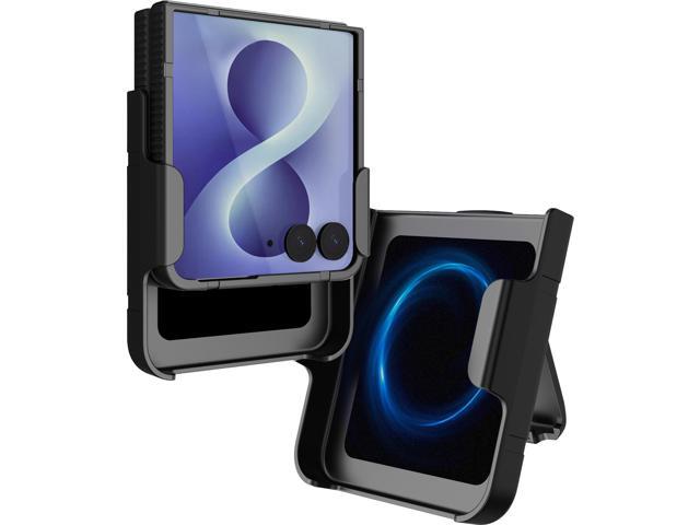 Hard Case and Belt Clip for Samsung Z Flip 8 - Black (Compatible with MagSafe)