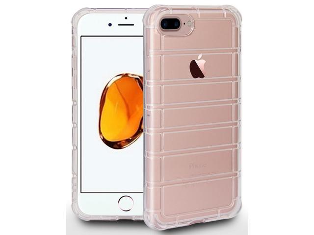 CLEAR AIR CUSHION TPU FLEXIBLE GRIP SKIN CASE COVER FOR APPLE iPHONE 7/8 PLUS +