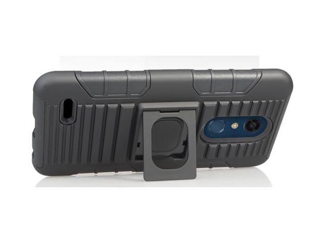 Black Case Clip Magnetic Mount for LG K30, Phoenix Plus, Premier Pro, Harmony 2