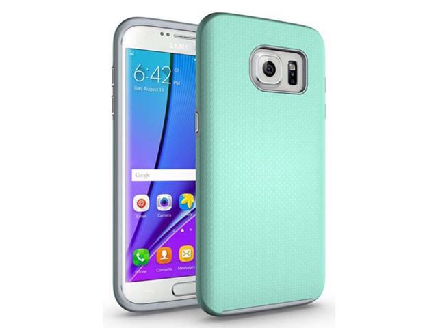 ANTI-SLIP MINT TEXTURED GRIP SKIN HARD CASE COVER FOR SAMSUNG GALAXY S7 EDGE
