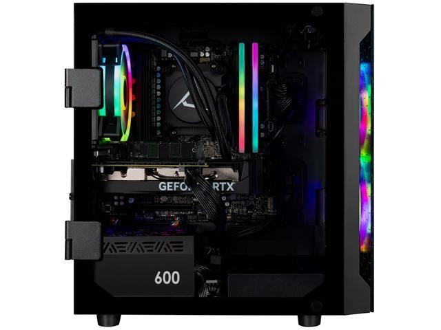 CLX SET Gaming Desktop - AMD Ryzen 5 9600X 3.9GHz 6-Core Processor, 32GB DDR5 Memory, GeForce RTX 4060 8GB GDDR6 Graphics, 1TB NVMe M.2 SSD, WiFi,...