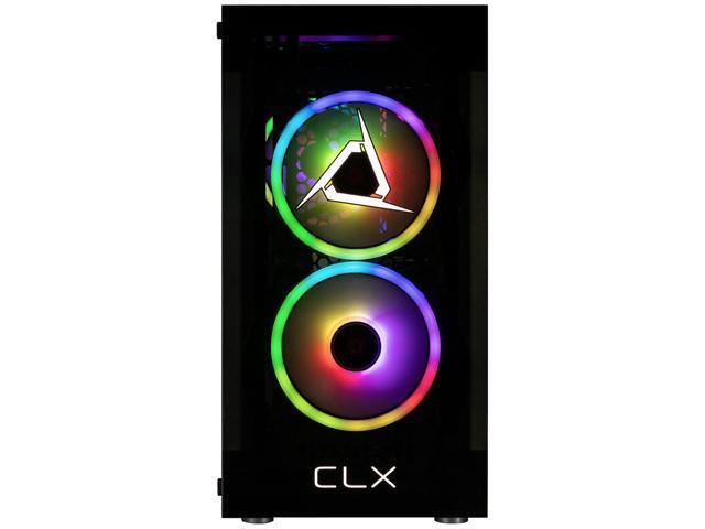 CLX SET Gaming Desktop - AMD Ryzen 7 9700X 3.8GHz 8-Core Processor, 32GB DDR5 Memory, GeForce RTX 4070 SUPER 12GB GDDR6X Graphics, 1TB NVMe M.2...