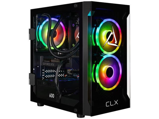 CLX SET Gaming Desktop - AMD Ryzen 7 9700X 3.8GHz 8-Core Processor, 32GB DDR5 Memory, GeForce RTX 4070 SUPER 12GB GDDR6X Graphics, 1TB NVMe M.2...
