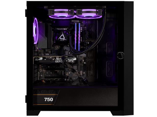 CLX - SET Gaming Desktop - Intel Core i7 14700KF - 32GB DDR5 5600 Memory - GeForce RTX 5070 - 2TB NVMe M.2 SSD - Black - image 4