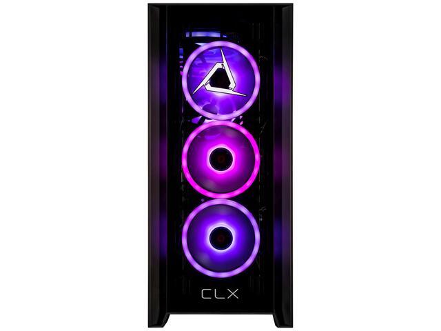 CLX SET Gaming Desktop - Intel Core Ultra 7 265F 2.4GHz 20-Core Processor, 32GB DDR5 Memory, GeForce RTX 5070 12GB GDDR7 Graphics, 2TB NVMe M.2...