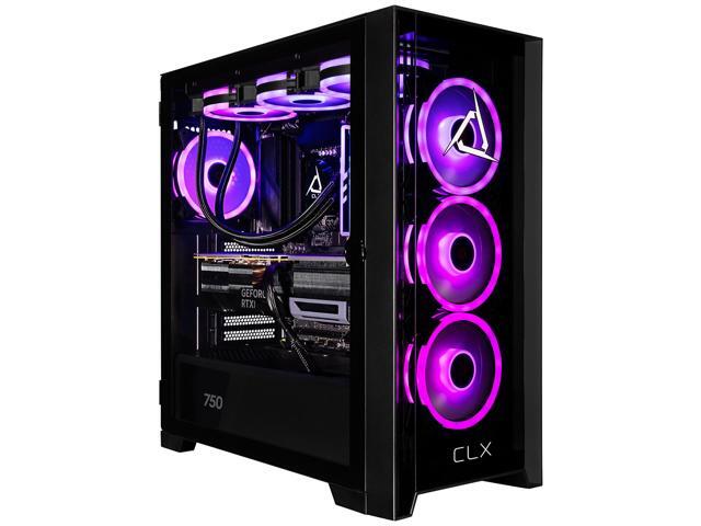 CLX SET Gaming Desktop - Intel Core Ultra 7 265F 2.4GHz 20-Core Processor, 32GB DDR5 Memory, GeForce RTX 5070 12GB GDDR7 Graphics, 2TB NVMe M.2...