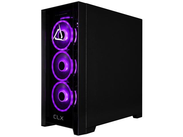 CLX SET Gaming Desktop - AMD Ryzen 7 7800X3D 4.2GHz 8-Core Processor, 32GB DDR5 Memory, Radeon RX 9070 XT 16GB GDDR6 Graphics, 2TB NVMe M.2 SSD,...