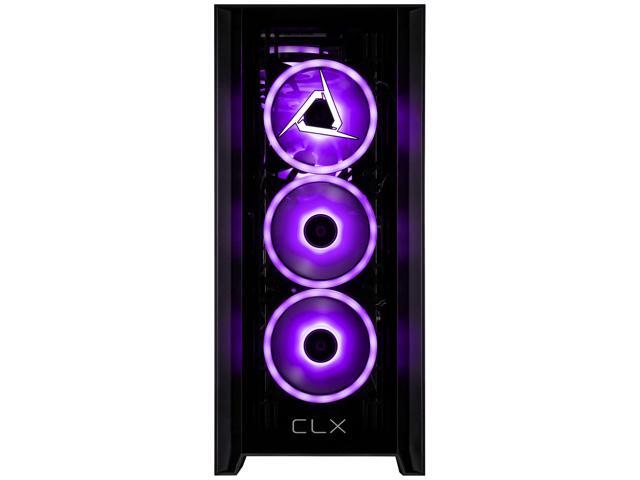 CLX SET Gaming Desktop - AMD Ryzen 7 7800X3D 4.2GHz 8-Core Processor, 32GB DDR5 Memory, Radeon RX 9070 XT 16GB GDDR6 Graphics, 2TB NVMe M.2 SSD,...